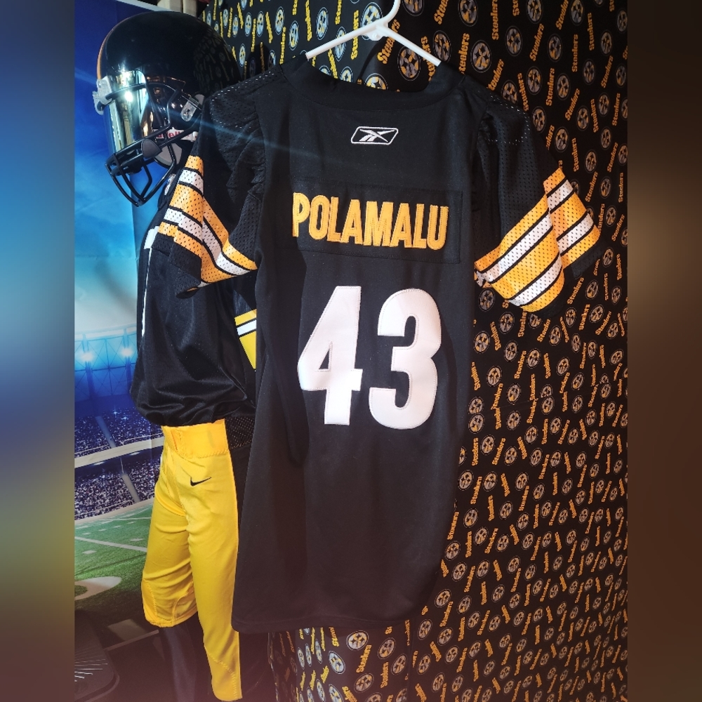 Woman's Reebok Troy Polamalu Steelers Jersey